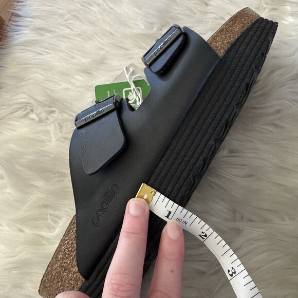 Birkenstock Papillio Arizona Platform Sandals Vegan Black EU 42 US 11 Women’s - Picture 13 of 15